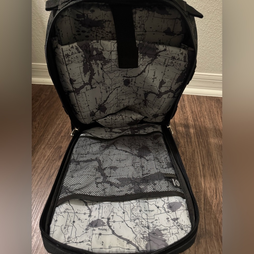 Harley-Davidson Molle Backpack with Piggy-Back Option Gray Camo - Picture 4 of 7